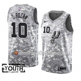 Dječji NBA Dres San Antonio Spurs DeMar DeRozan 10 Nike 2018-19 Siva Swingman